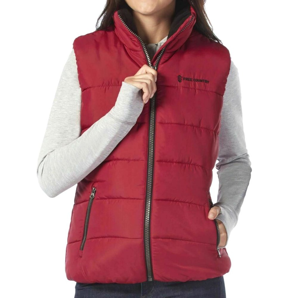 Free Country Garnet Ultrafill Zip Up Puffer Vest
